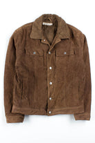 Brown Sherpa Lined Corduroy Jacket 2