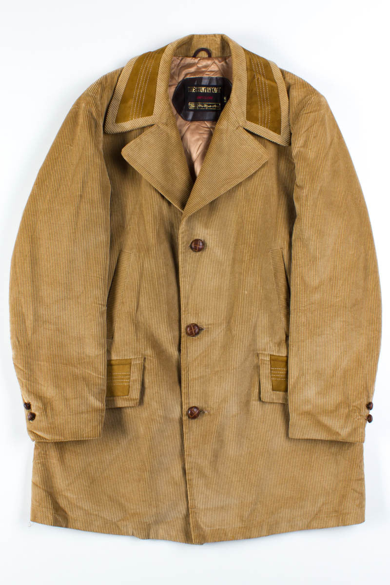 Vintage 70s Corduroy Winter Sport Coat