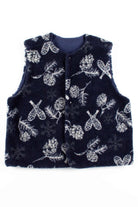 Navy Winter Fleece Vest