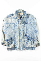 Acid Washed Denim Winter Jacket