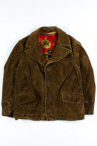 Brown Silk Lined Corduroy Jacket