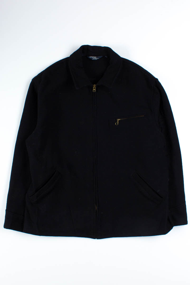 Black Polo Wool Jacket