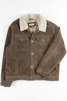 Brown Sherpa Lined Corduroy Coat 2