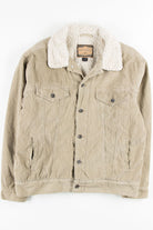 Tan Sherpa Lined Corduroy Coat 4