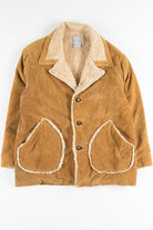 Tan Sherpa Lined Corduroy Coat 3