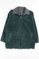 Green Reversible Corduroy Coat