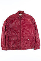 Burgundy Fleece Lined Jacket