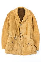 Gold Corduroy Belted Coat