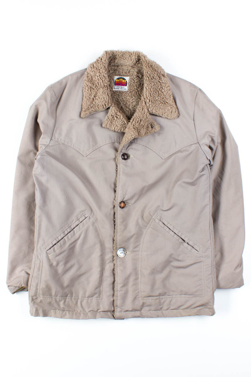 Grey Sherpa Lined Coat