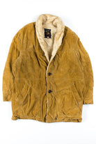 Gold Corduroy Sherpa Lined Coat