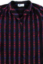 Abstract Striped Blouse