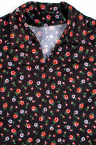 Black Floral Blouse