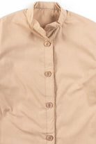 Tan Button Up Top