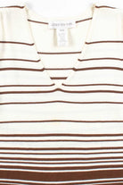 Brown Striped Tank Top