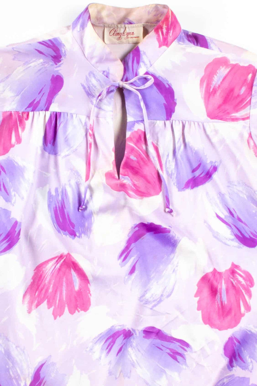 Lavender Watercolor Blouse