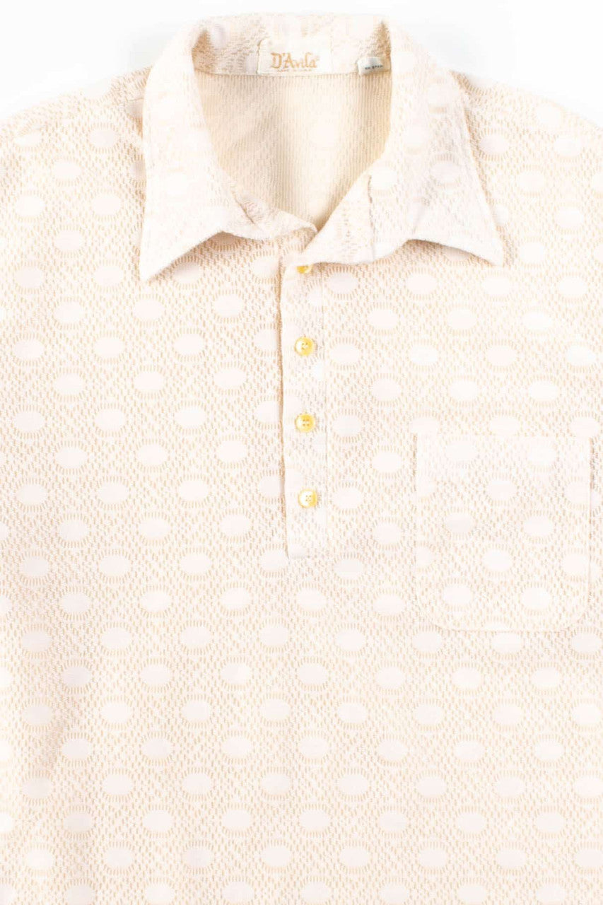 Sheer Lace Polo Top
