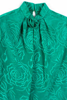 Emerald Rose Vintage Blouse