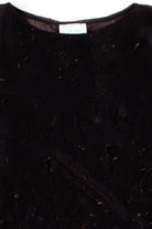 Black Copper Sheer Shirt