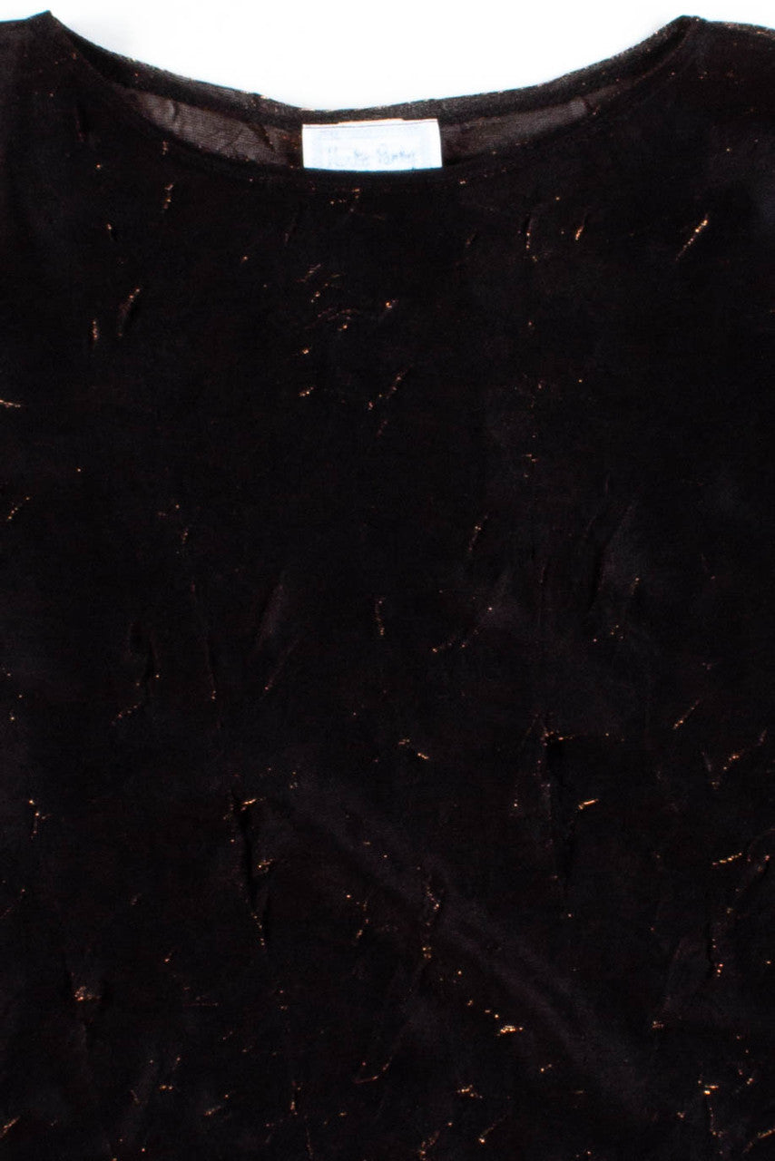 Black Copper Sheer Shirt