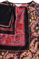 Bandana Print Sheer Blouse