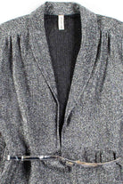 Silver Glitter Metallic Blouse