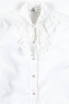 White Lace Poet Blouse