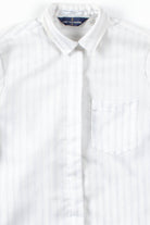 White Pinstripe Blouse