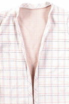 Plaid Open Front Top