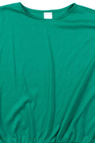 Green Solid Blouse