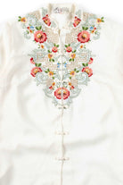 Floral Geometric Snap Button Blouse