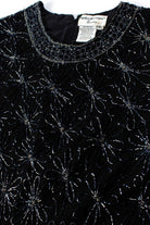 Papell Boutique Floral Beaded Top