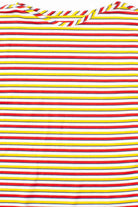 Red & Yellow Striped Sleeveless Top