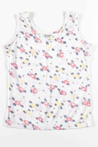 Abstract Floral Vintage Tank Top