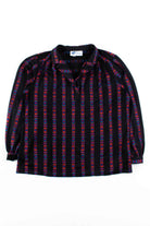 Abstract Striped Blouse