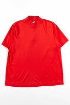 Red Short Sleeve Vintage Top