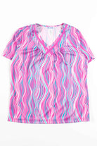 Pink Waves Blouse