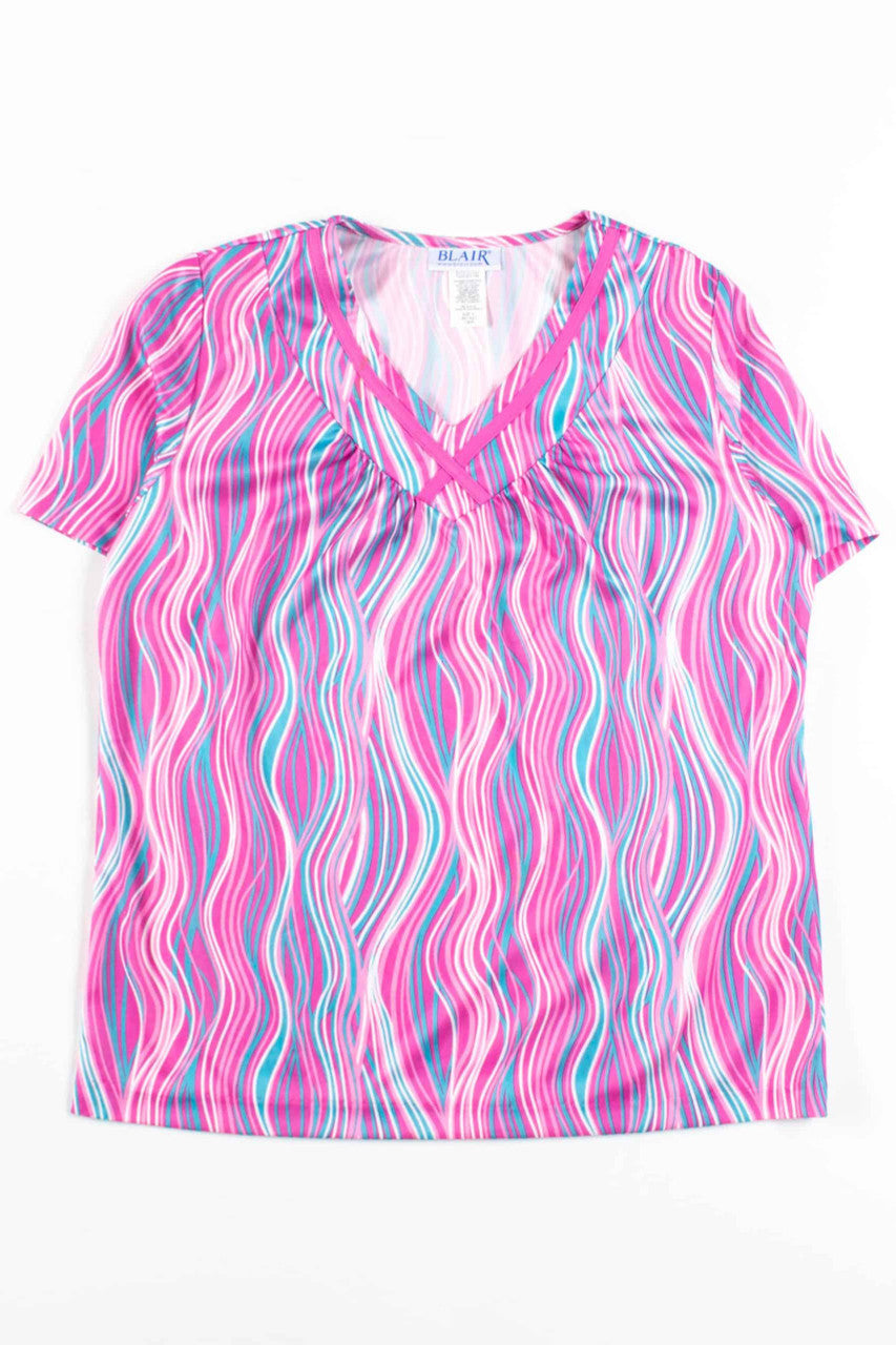 Pink Waves Blouse