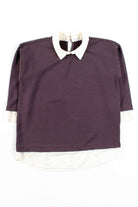 Brown Layered Vintage Blouse