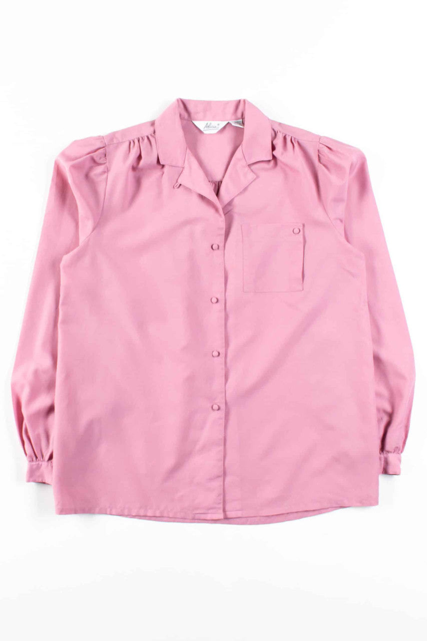 Lavender Button Up Blouse