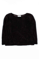 Black Copper Sheer Shirt