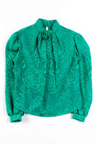 Emerald Rose Vintage Blouse