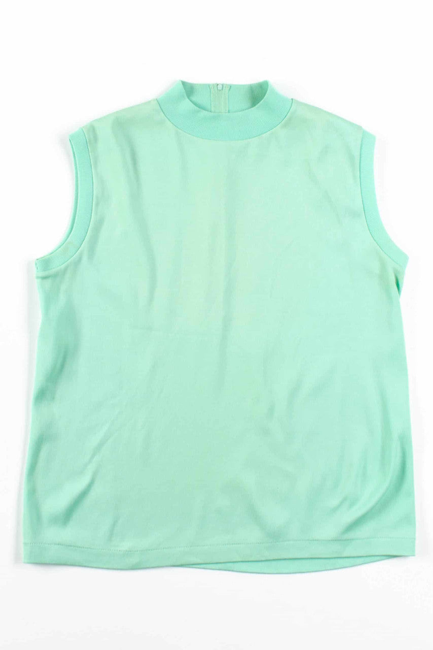 Mint Sleeveless Top