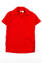 Red Ribbed Vintage Top