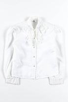 White Lace Poet Blouse