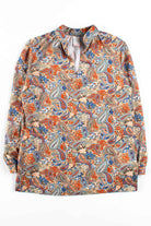 Paisley V-Neck Hippie Top