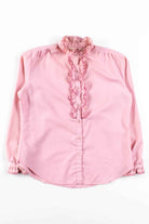 Pink Ruffled Blouse