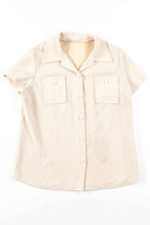 Yellow Seersucker Blouse