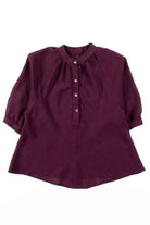 Plum Smock Blouse