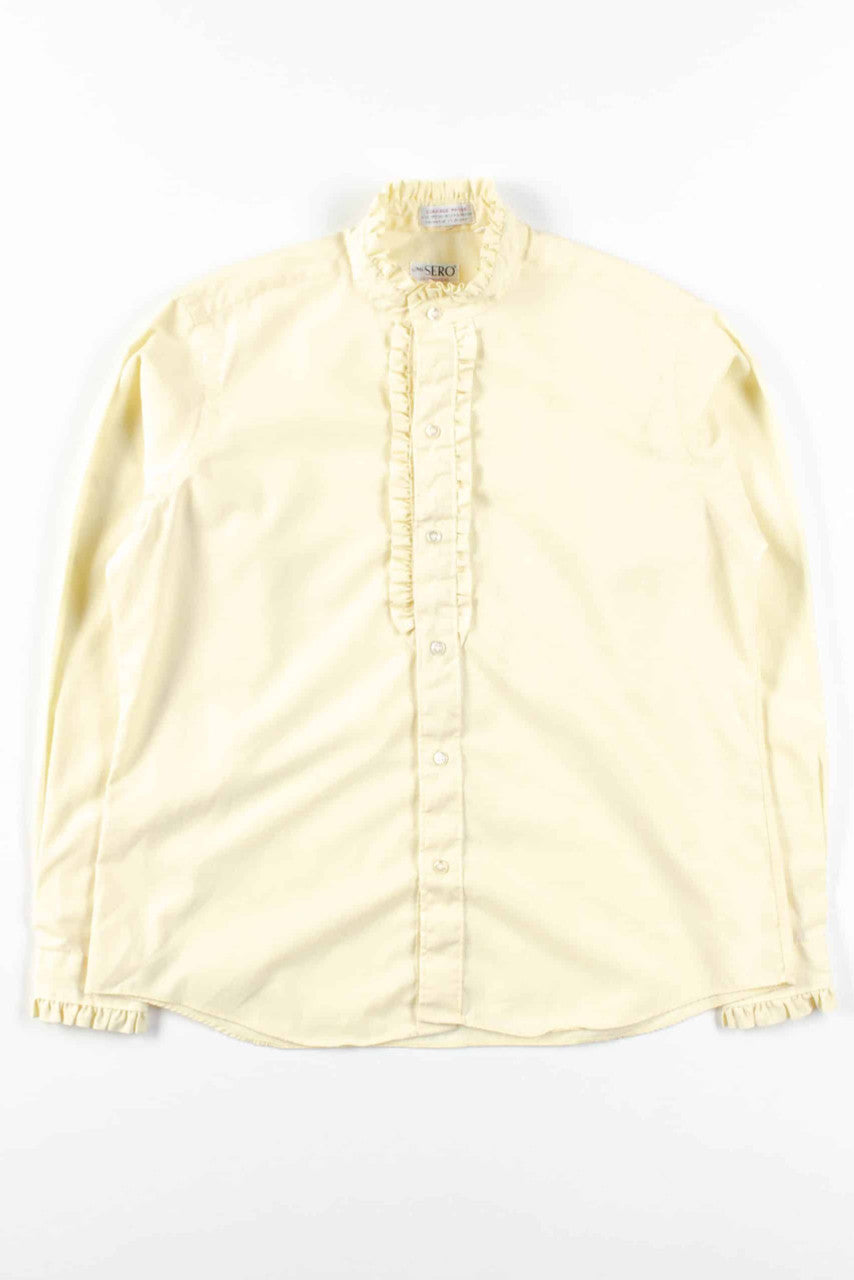 Light Yellow Ruffled Blouse