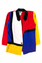 Mondrian Pattern Blazer
